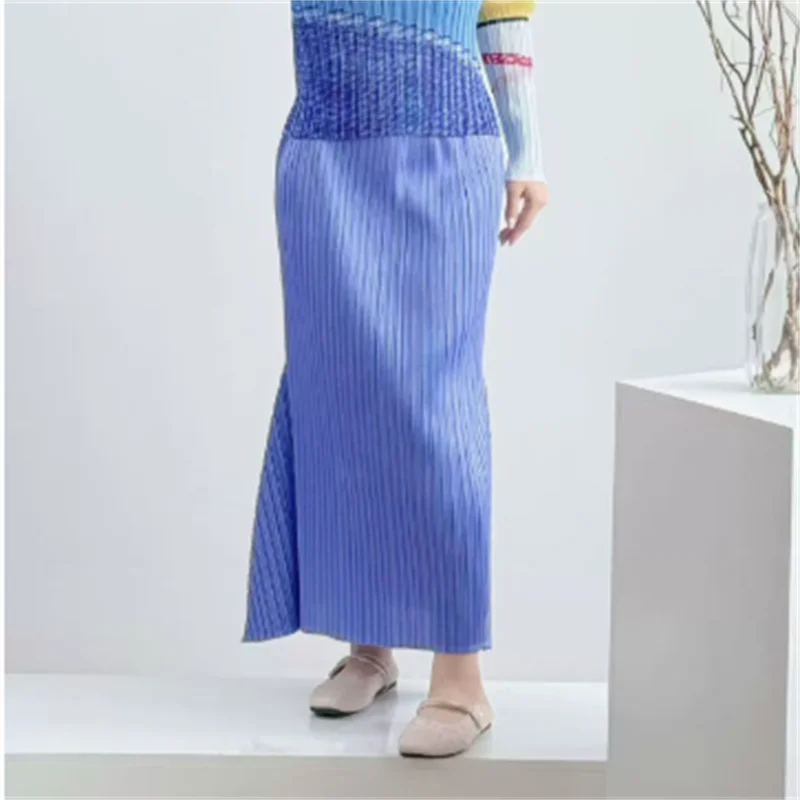 Miyake Pleated Women's Casual Skirt 2026 Summer Japanese Design...